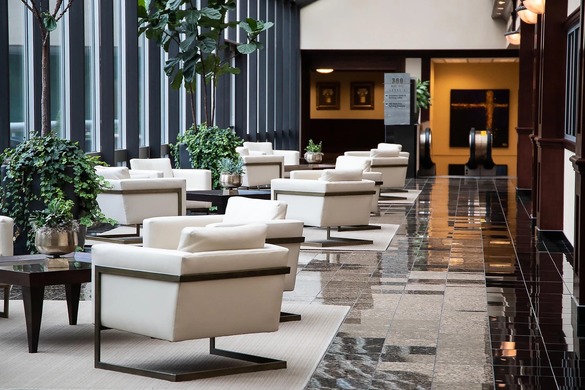 Immeubles de bureaux modernes