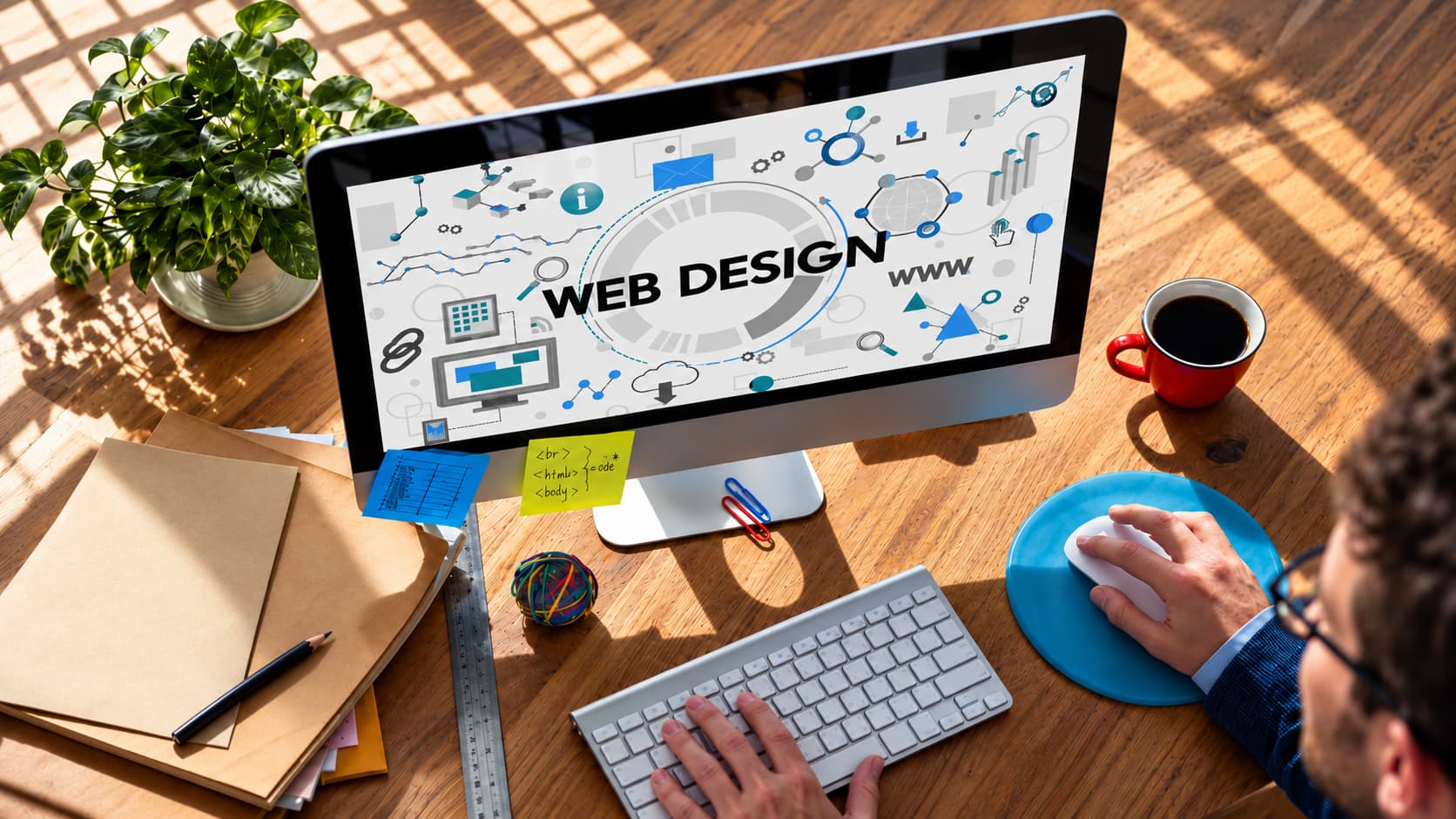 Gestion d’un projet de site web sur ordinateur